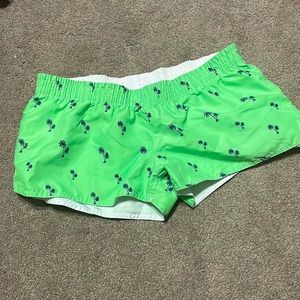 Reversible swimsuit coverup shorts size Medium like new!